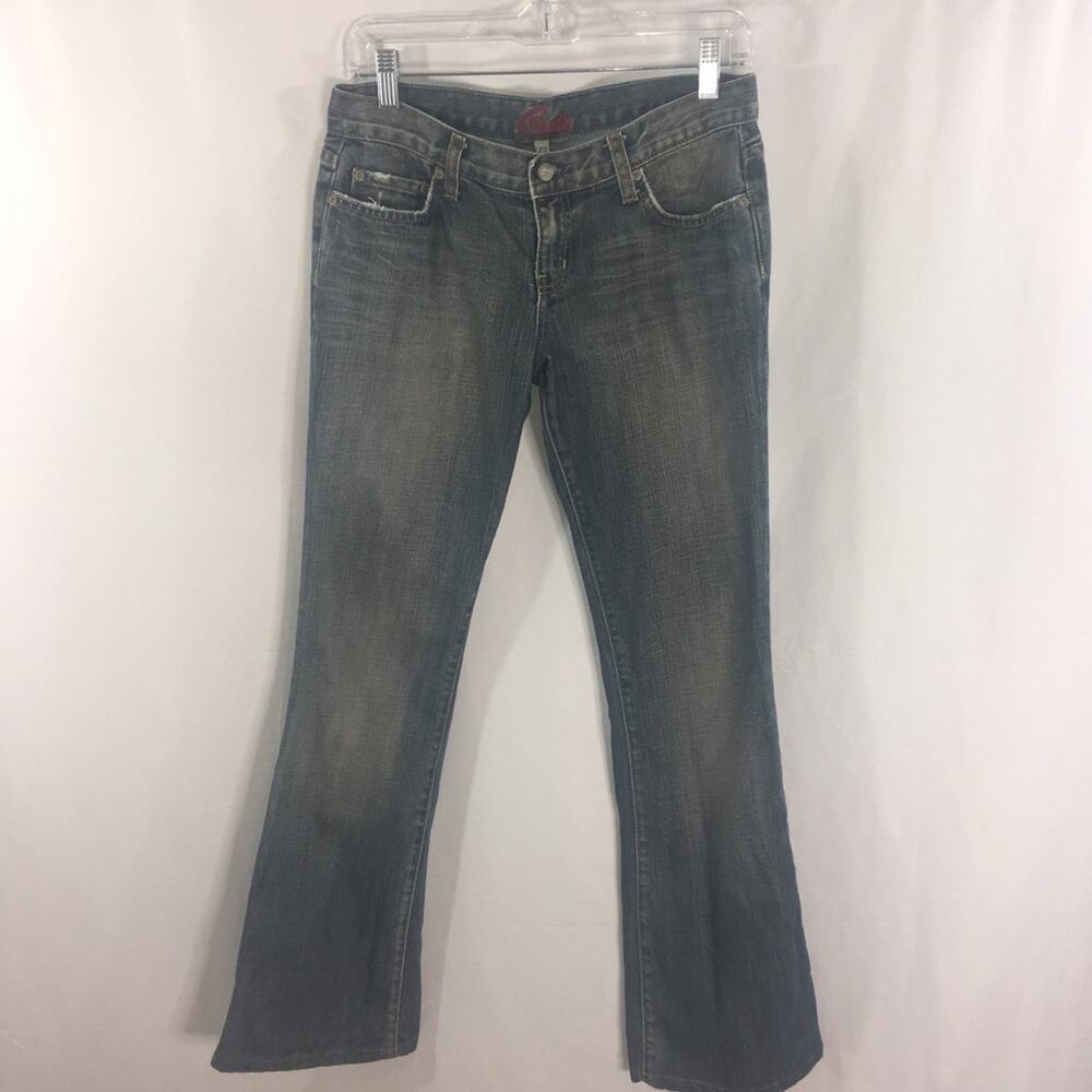 Blue Cult Women's Juniors Bootcut Distressed Size 27